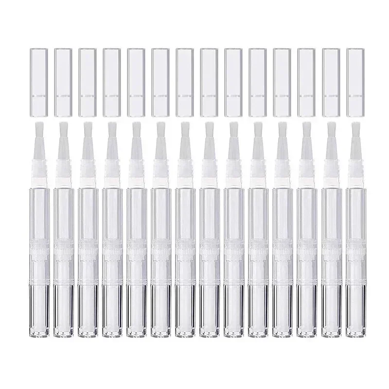 AfricNail-Tube de Verhéritage à Huile, Tube de Stylo Torsadé Clair, Applicateurs de Brcorporelle Jules, Conteneur de Cosmétiques, Liquide, 10 20 50 100 Pièces