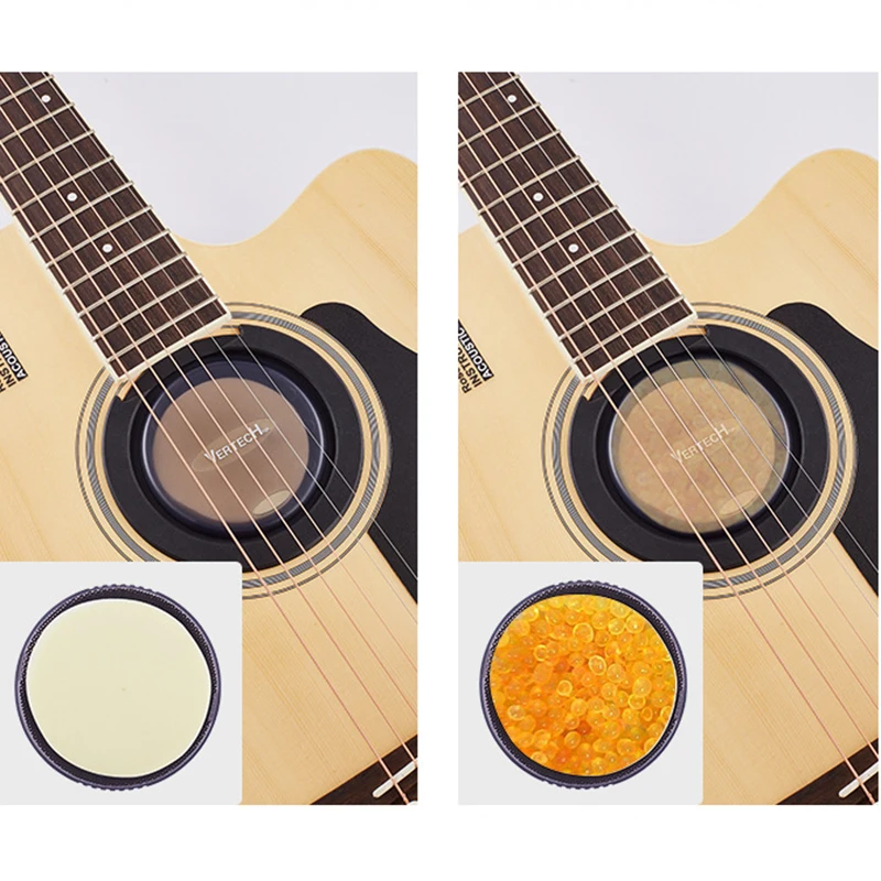 Folk Classical Acoustic Guitar Sound Hole Dry Humidifier Soundhole Cover Diameter 85mm 90mm 100mm 102mm 103mm 105mm