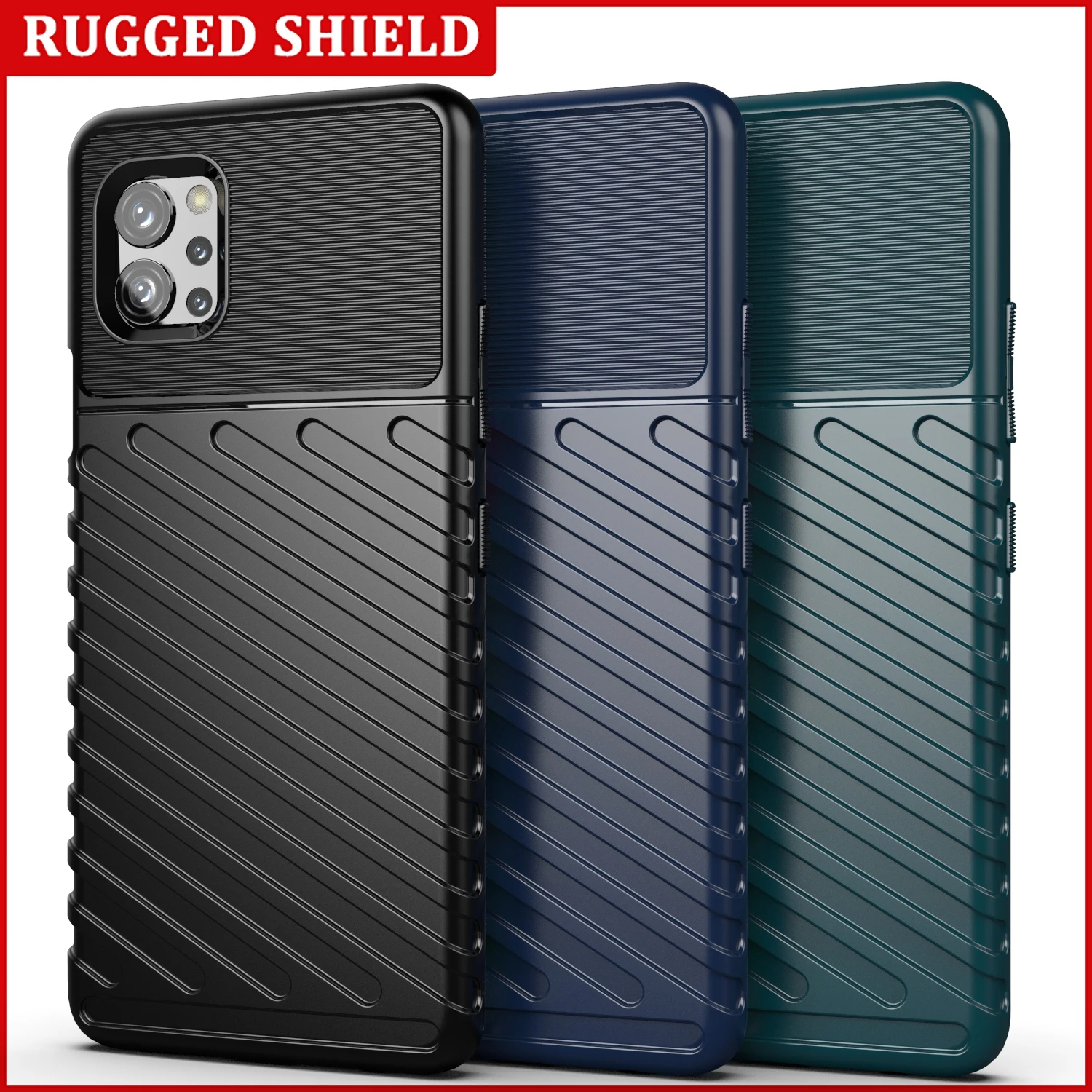 Luxury Shockproof Silicone Phone Case Cover