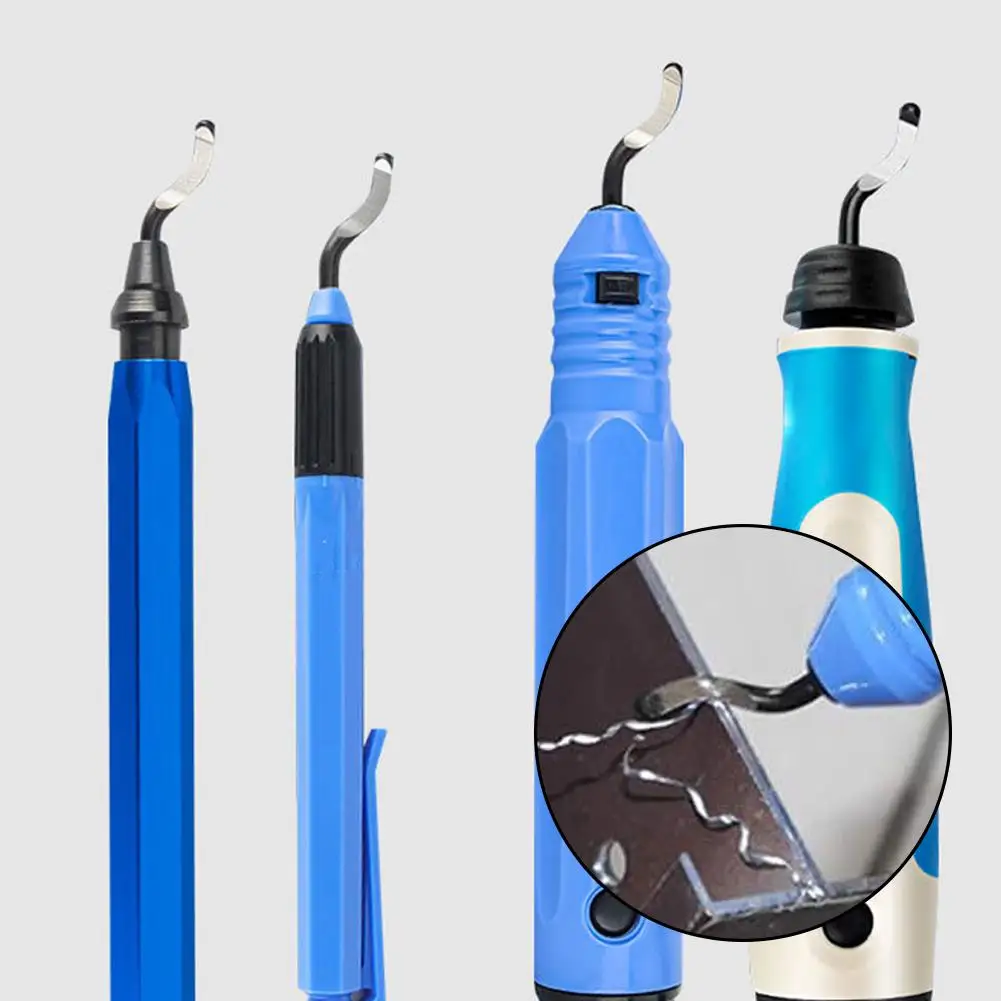 

Hand Metal Deburring Tool Handle +10pcs BS1010 BS1018 BK3010 Rotary Deburr Blades, Burr Remover Hand Tool for Wood/Plastic/ P4K8