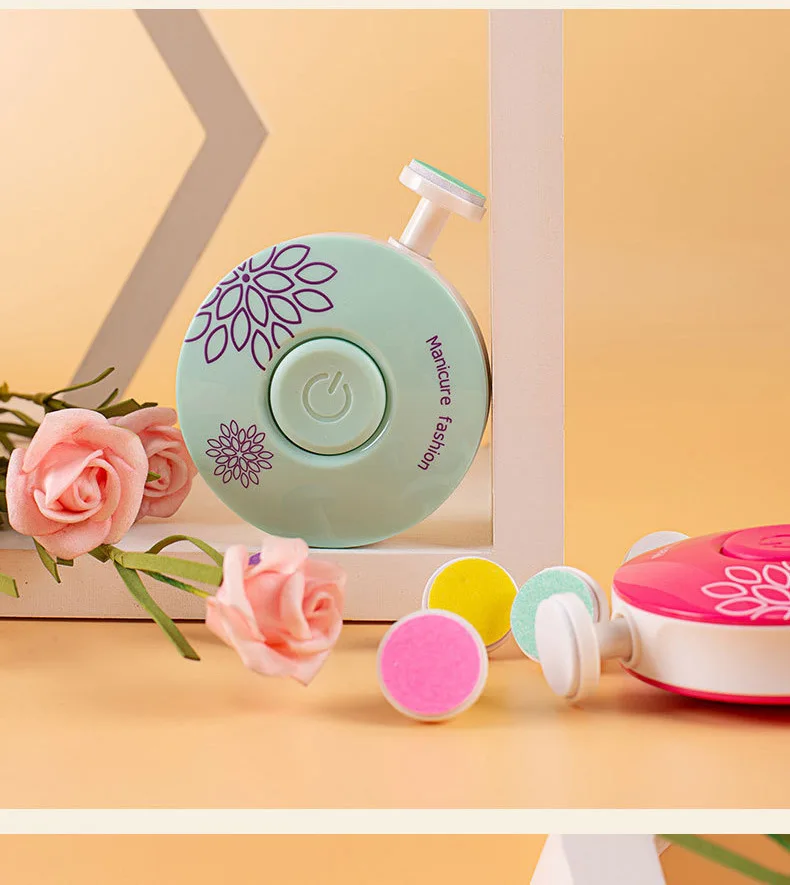 Electric Baby Nail Trimmer Kid Nail Polisher Tool Infant Manicure Scissors Baby Hygiene Kit Baby Nail Clipper Cutter For Newborn 4