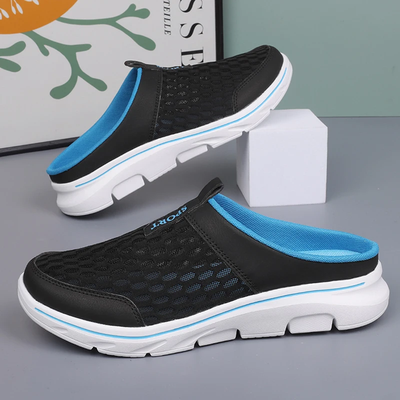 Men Shoes Loafer Men Slippers Fashion Breathable Home Male Thick Bottom Slides Walking Shoes for Men Plus Size 47 Sneakers