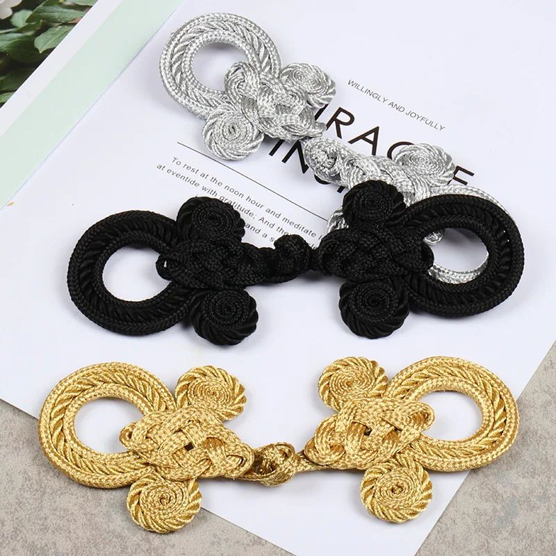 1Pairs-Gold-Chinese-Frog-Closures-Buttons-Knot-Fastener-for-Cheongsam ...