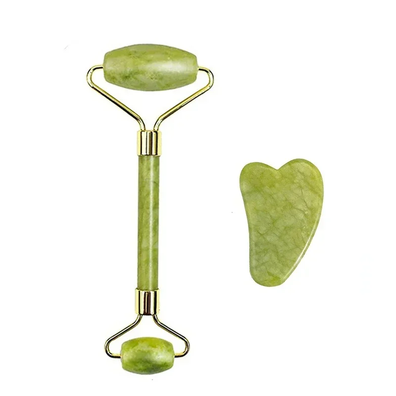 Facial Smoothness Jade Roller & Gua Sha Skin Care Tool Set