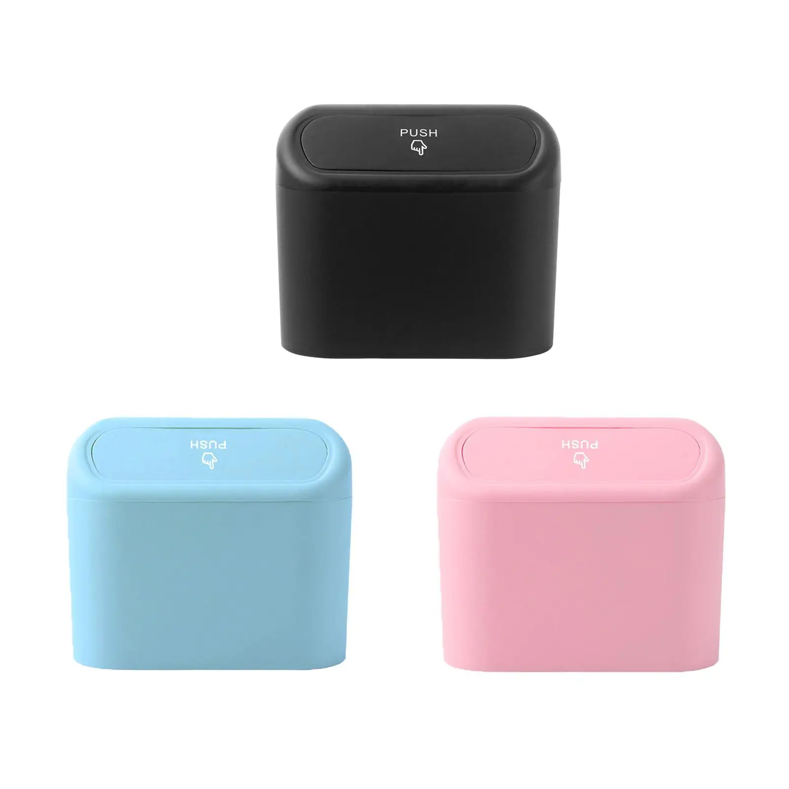 Car Trash Can Mini Auto Dustbin Garbage Organizer