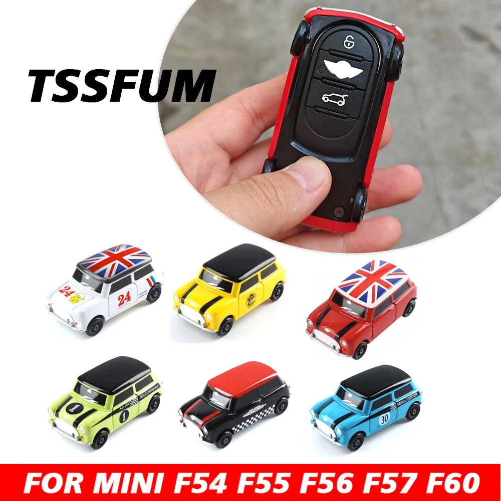 Union Jack Car Model Key Case Shell Per Mini Cooper S Jcw Clubman F54 F55 F56 F57 F60 Countryman Key Case Key Shell Accessori