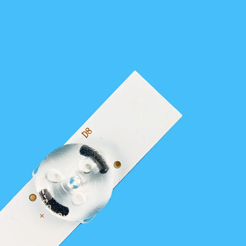 New 3PCS/lot 820mm 8LEDs 3V For 43