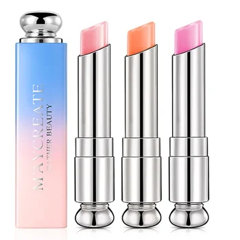 Moisturizing Bright Crystal Jelly Lipstick Temperature To Change Color Lipstick Cute Fashionable Korean Beauty Makeup Products