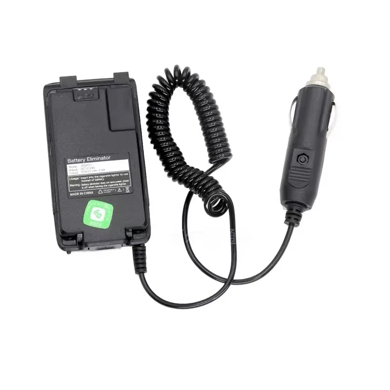 Quansheng Uv-K5 Uv-K6 Uv-5Rplus Uv-K58 Eliminatore Di Batterie 12-24V Elettricità Fornita Da Accendisigari Per Auto