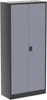 Metal Storage Cabinet with Locking Doors, Black Garage Lockable Steel Cabinets with 4 Doors and 5 Shelves for Home, Garag 5