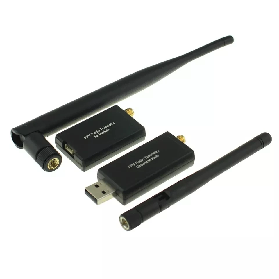 Détail du module télémétrie 433/915 MHz 500mW pour transmission longue portée avec antenne SMA