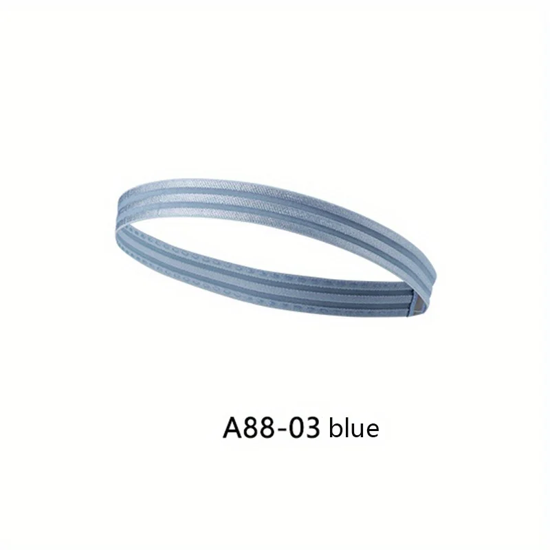 Fitness Anti Sweat Silicone Hair Band Guide Sweat Breathable Basketball Sports Hair Band Running Yoga Non slip Headband sports headbands
