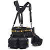 TOUGHBULIT TB-CT-101-5P 5pc Pro Contractor Tool Belt Set Fits 32-48" Waists 36 Pockets High-capacity Storage ToolBag 3