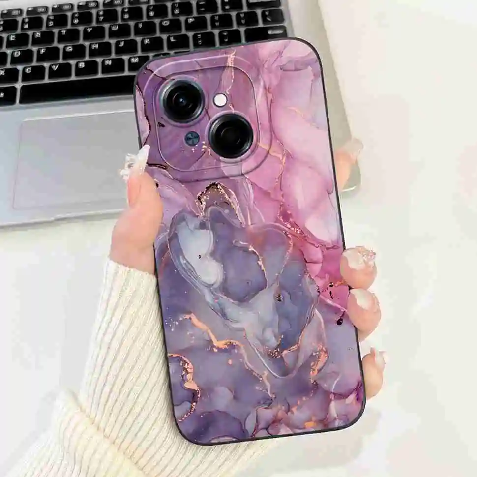 Black Butterfly Ultra-Thin Soft Silicone Case - 6.67 Back Cover
