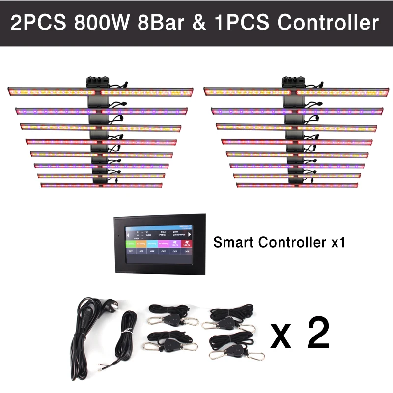 thumbnail image 1 of Lámpara de cultivo LED Phytolamp 6Bar 8Bar 10Bar 12Bar Quantum tech de última generación con control independiente y espectro completo UV/IR para plantas de interior, 1 of 5