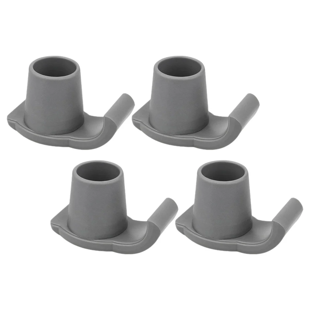 

4 Pcs Walker Accessories Foot Pads Glides Replace Nonstick Crutch Tips Sliders Gliders Anti- Skis Elder