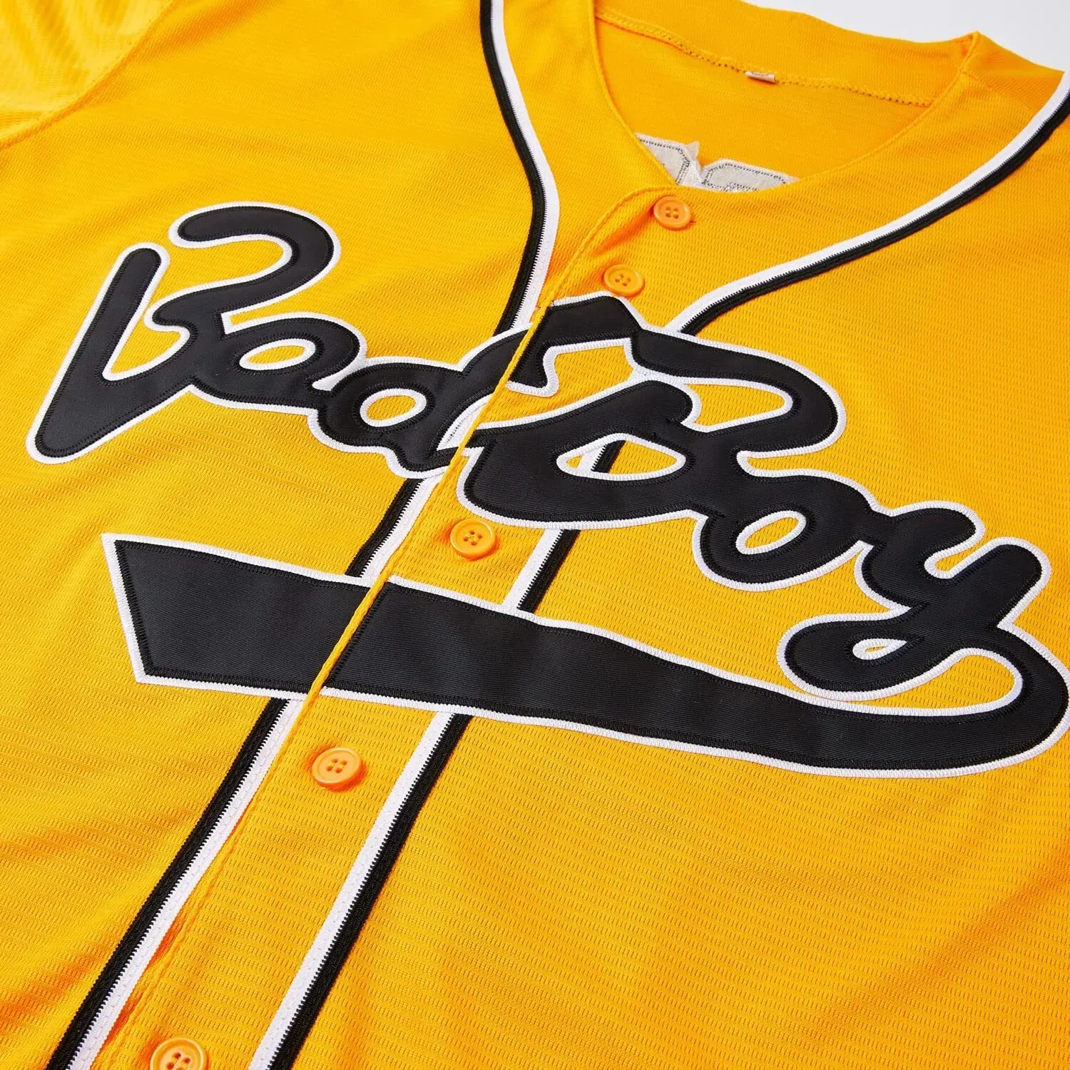 Cotton T Shirts Baseball Jersey Mens Jersey Bad Boy Embroidered Retro Baseball Shirt Men's Loose Fitting