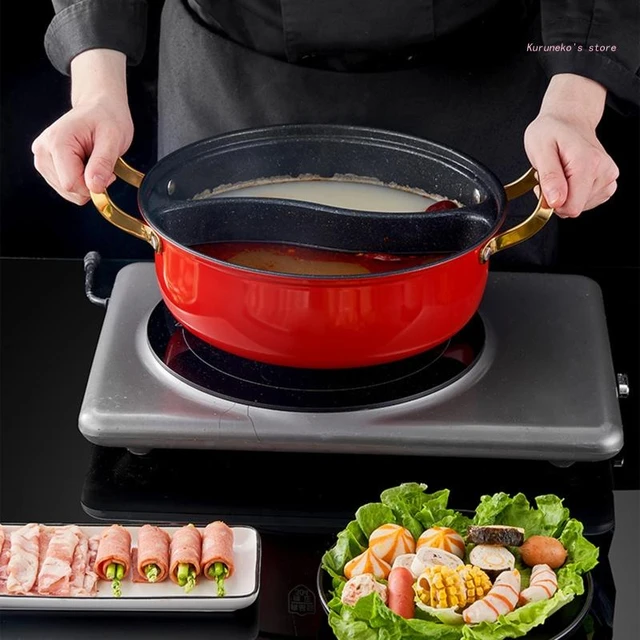 Glass Cooking Soup Pot With Lid Japanese Kitchen Cookware Set Nonstick Frying  Pan Transparent Household Heat Resistant Hot Pot - Electric Skillet -  AliExpress