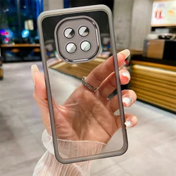 Silicone Soft Cover with Camera Lens Protector for Poco X3 (GRAY)