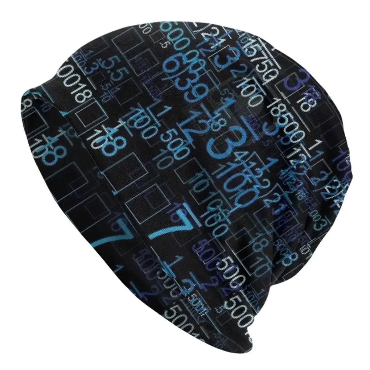 

Winter Warm Bonnet Homme Knitted Hats Hip Hop Hacker Code Binary Code Beanie Cap Outdoor Geek Computer Beanies Cap For Men Women