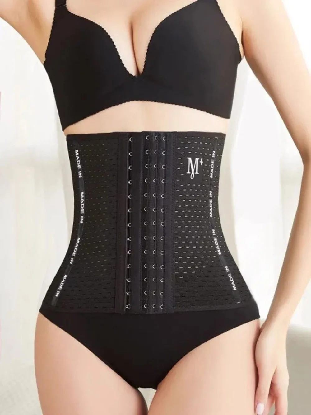 Hochwertiger, verstellbarer Damen-Körperformer, atmungsaktiv, hohe Passform, Taillentrainer, Bauch- und Bauchgürtel – Detail 6