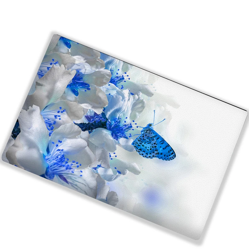 Universal Flowers Laptop Sticker Cover 13.3"14"15.6"17.3" Notebook Vinyl Skin Art Decorate Decal for Macbook /Lenovo/Asus/Hp etc