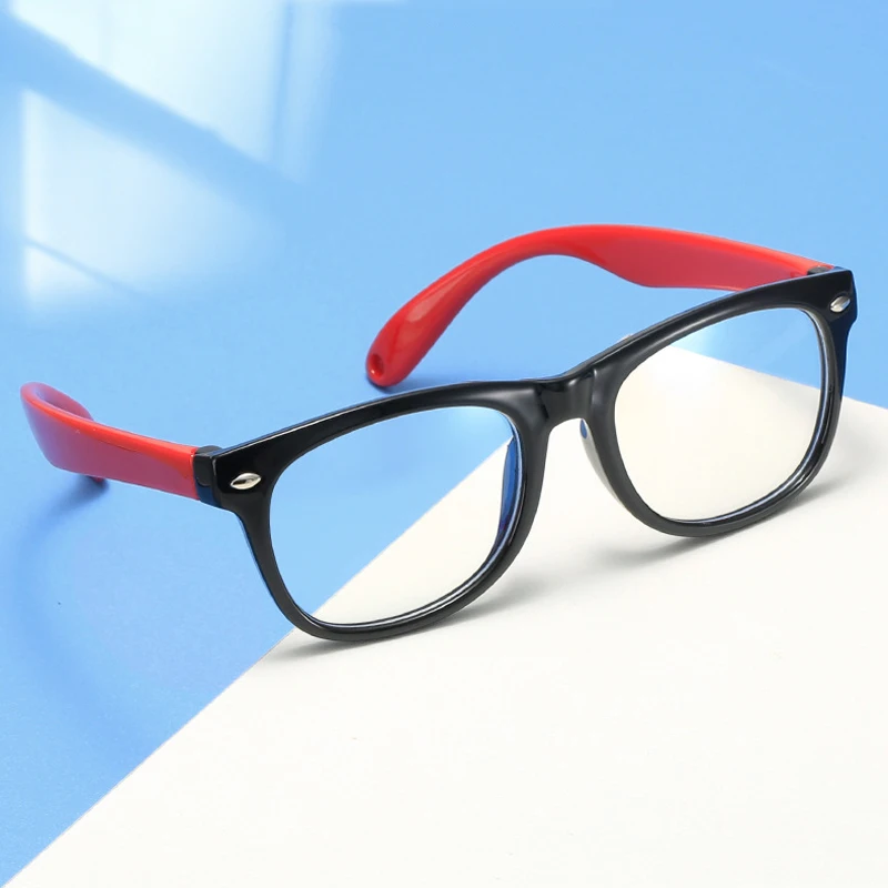 iboode Kids Computer Glasses Anti Blue Light Filter Child Gaming Goggles Soft Silicone Frame Eyeglasses Children Eyeglasses