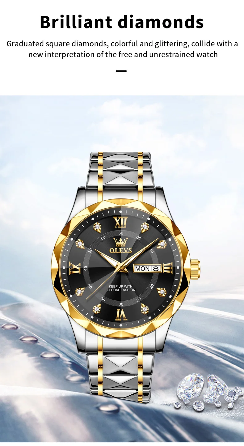 Orologio OLEVS materiali