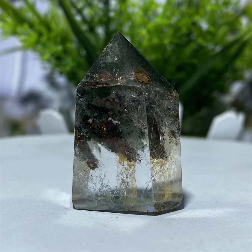 PHANTOM様ご依頼品 Amazon.com: HXSCOO Natural Ghost Phantom Quartz Crystal Gem