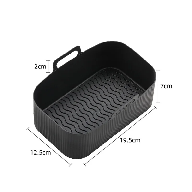 Teglia In Silicone Per Friggitrice Ad Aria - Accessori Per Ninja AF500, Antiaderente, Lavabile In Lavastoviglie, Resistente A 220°C