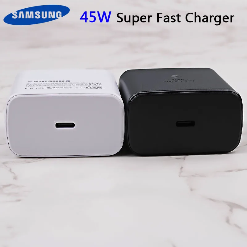 Original Samsung S20 S22 Ultra 45W Surper Fast Charger PD Quick Charge Adapter TypeC For Galaxy S20Plus Note 10+ A90 A80 Tab S7+ usb triple socket