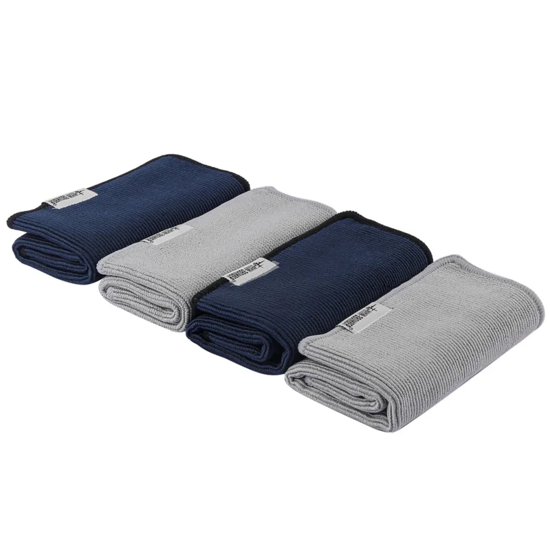 

Absorbent Cleaning Cloth 28x28cm Coffee Bar Towel 4 Pack Chic Home Kitchen Accessories Premium Barista Tools
