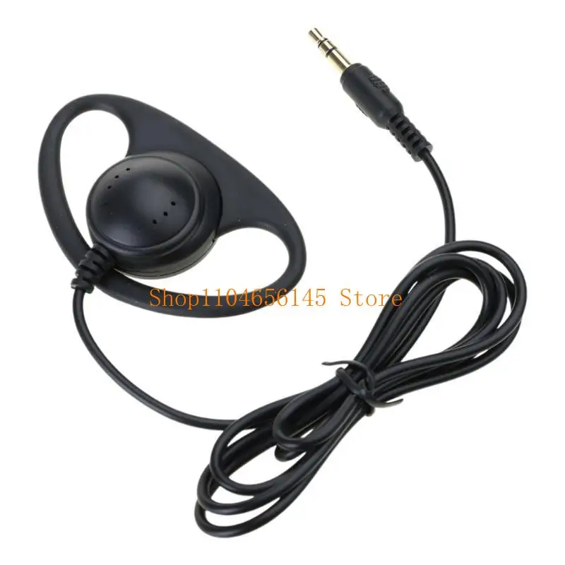 USB-C/3.5mm Mono Earphone - Single-Sided Corded Headset Earbud
