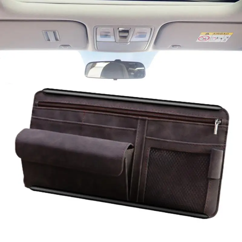 

Многофункциональный органайзер для козырька, автомобильный органайзер для козырька от солнца, автомобильный органайзер для козырька от солнца на молнии