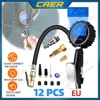 Digital Tire Pressure Gauge with Inflator 3-250 PSI Heavy Duty Air Compressor with Hose and Quick Connect Coupler Accessories 1