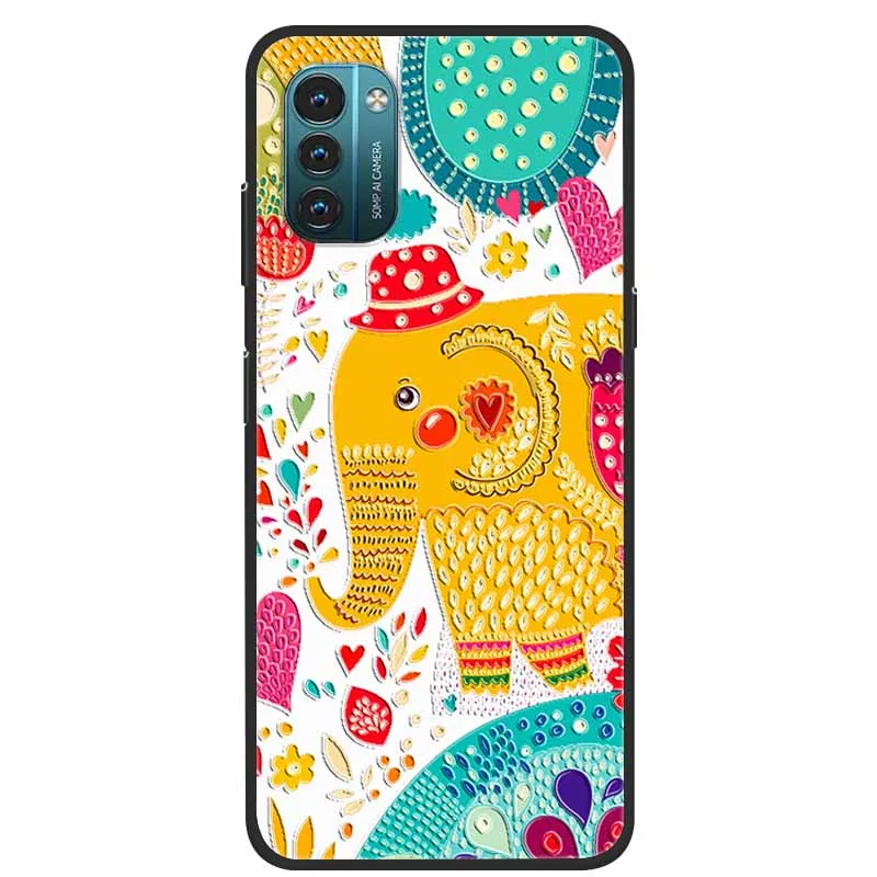 3D Flower Embossed Soft Silicone Protective Phone Case - Stylish Bumper Cover