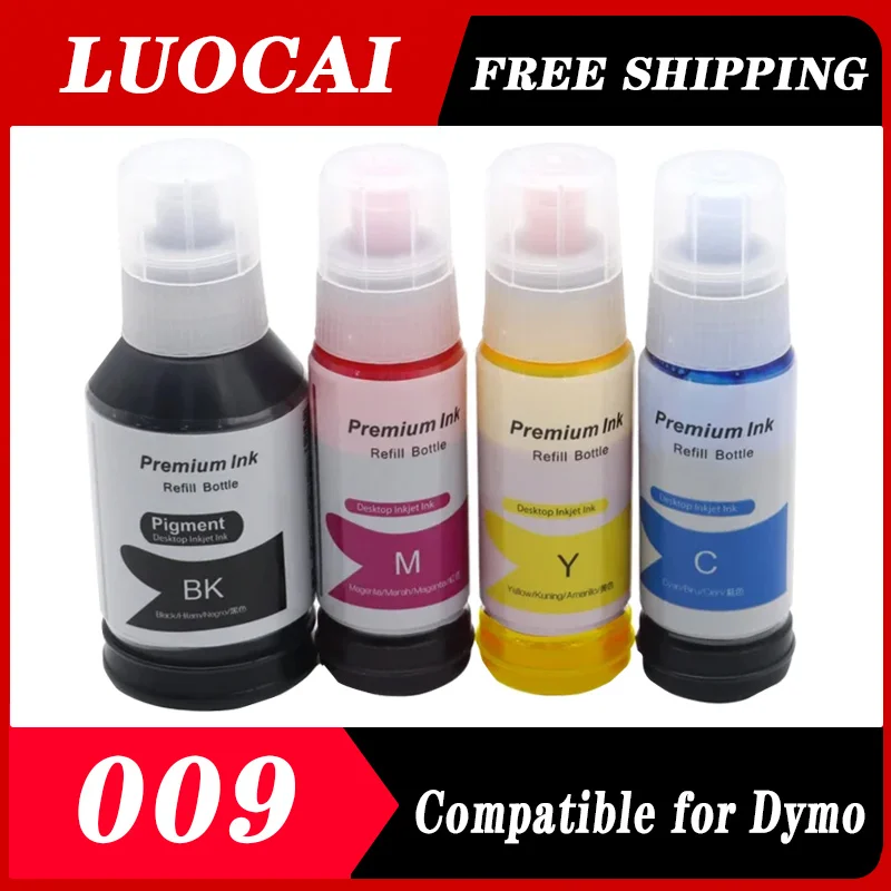 

4 pcs 009 Pigment Ink Compatible For EPSON L15158 L15168 L6558 L6578 M15146 M15147 L15150 L15160 commercial inkjet printer Ink