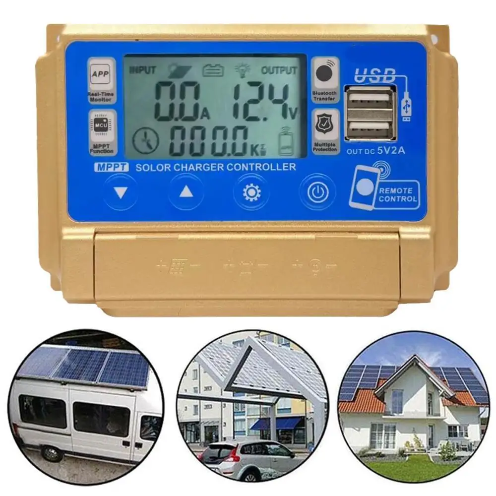 12 24V 30A 40A 50A 60A MPPT Regulator adowania s onecznego Bluetooth 12-24v-30a-40a-50a-60a-mppt-regulator-adowania-s-onecznego-bluetooth