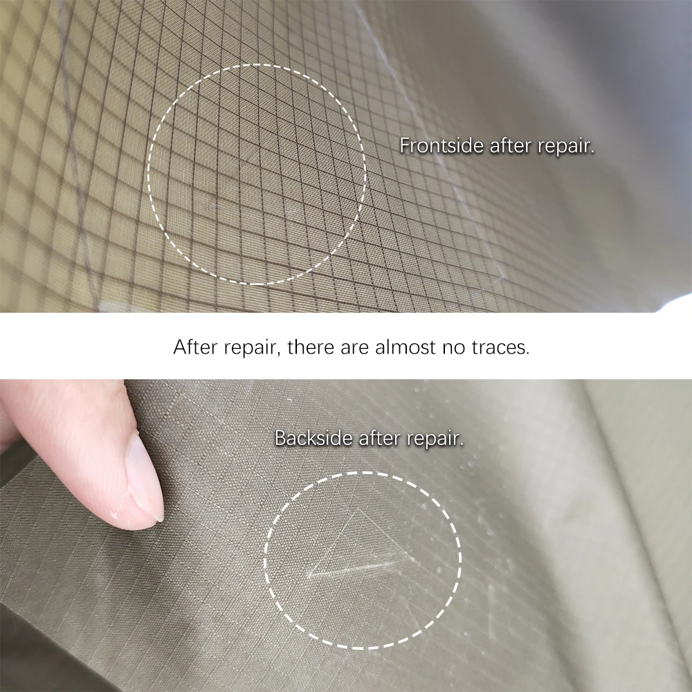 Tent Tarp Patch Awning Tarpaulin Hole Scratch Repair Accessories Self-adhesive Transparent Waterproof TPU Patch Swimming Ring