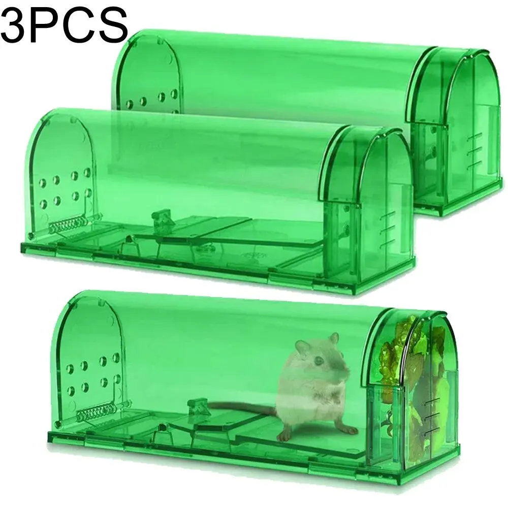 2Pcs Transparent Mouse Trap Rodent Mice Live Catcher Small Animals Cage  Mouse Killer Mousetrap Small Rat Trap Killer - AliExpress