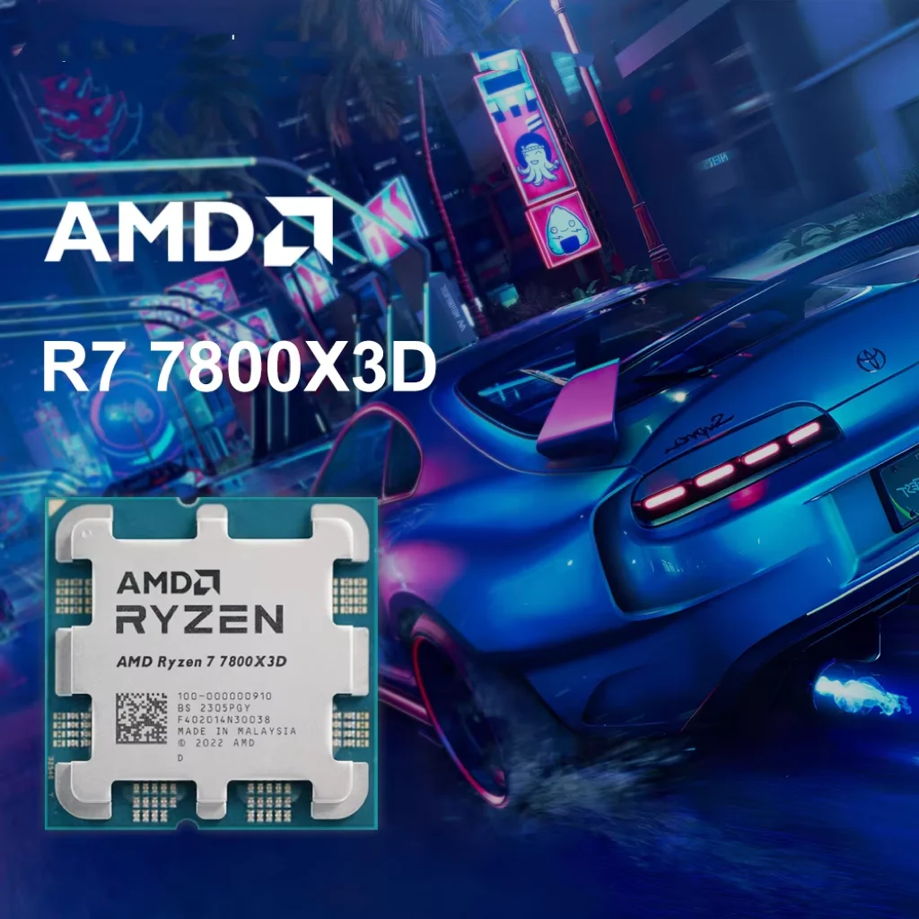 new AMD'sRyzen R7 7800x3D main frequency 5.0 GHz, 8 cores 16