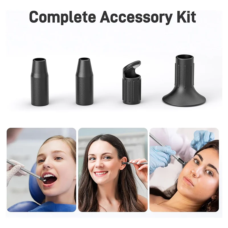 ABFN-USB-C 디지털 현미경, 8개의 LED 조명이 있는 10X  200X 배율 휴대용 카메라, 휴대용 회전 금속 스탠드