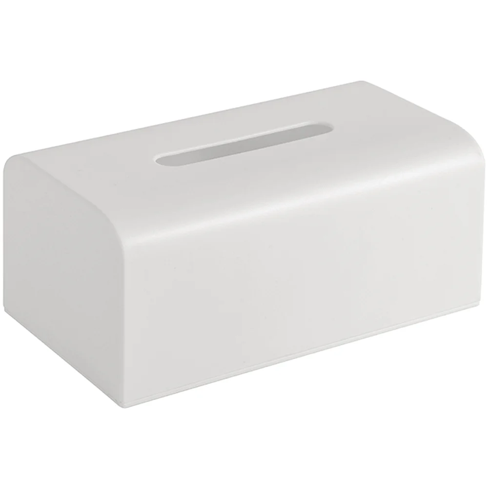 

Home White Facial Tissues Arc Curved Bedroom House Accessories Tissue Box Cover White Tissue Case Tissue Dispenser Tissue Holder