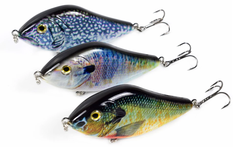 ALASICKA 70/100 MM 14,5/45G Für Hecht Moschus Angeln Langsam Sinkende Jerkbait Angeln Köder Slider Schwimmen action Harte Körper Ruck Köder – Detail 15