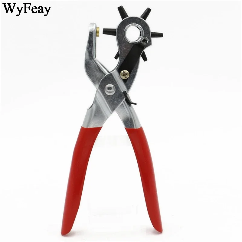 Leather Craft Tools Leather Hole Puncher Eyelet Puncher Sewing Machine Setter Tool for Watchband Strap Household Paper DIY