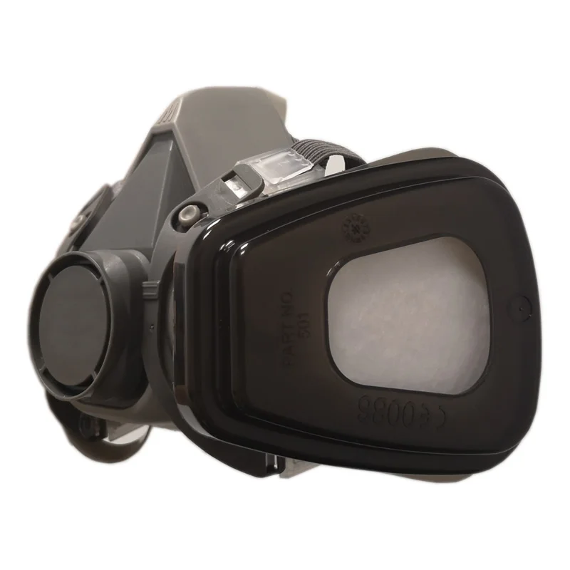Dust Mask Gas Respirator Face Respirator Half Face Respirator Mask Dustproof Respirator Respirator Filter Respirator Accessory Respirator Filter Cotton Gas Mask Filter Clear Black 501 Filter Cap Cover 5N11 Cotton Filter Replaceable For 6200/7502/6800 Dust Mask Chemical Respirator Painting