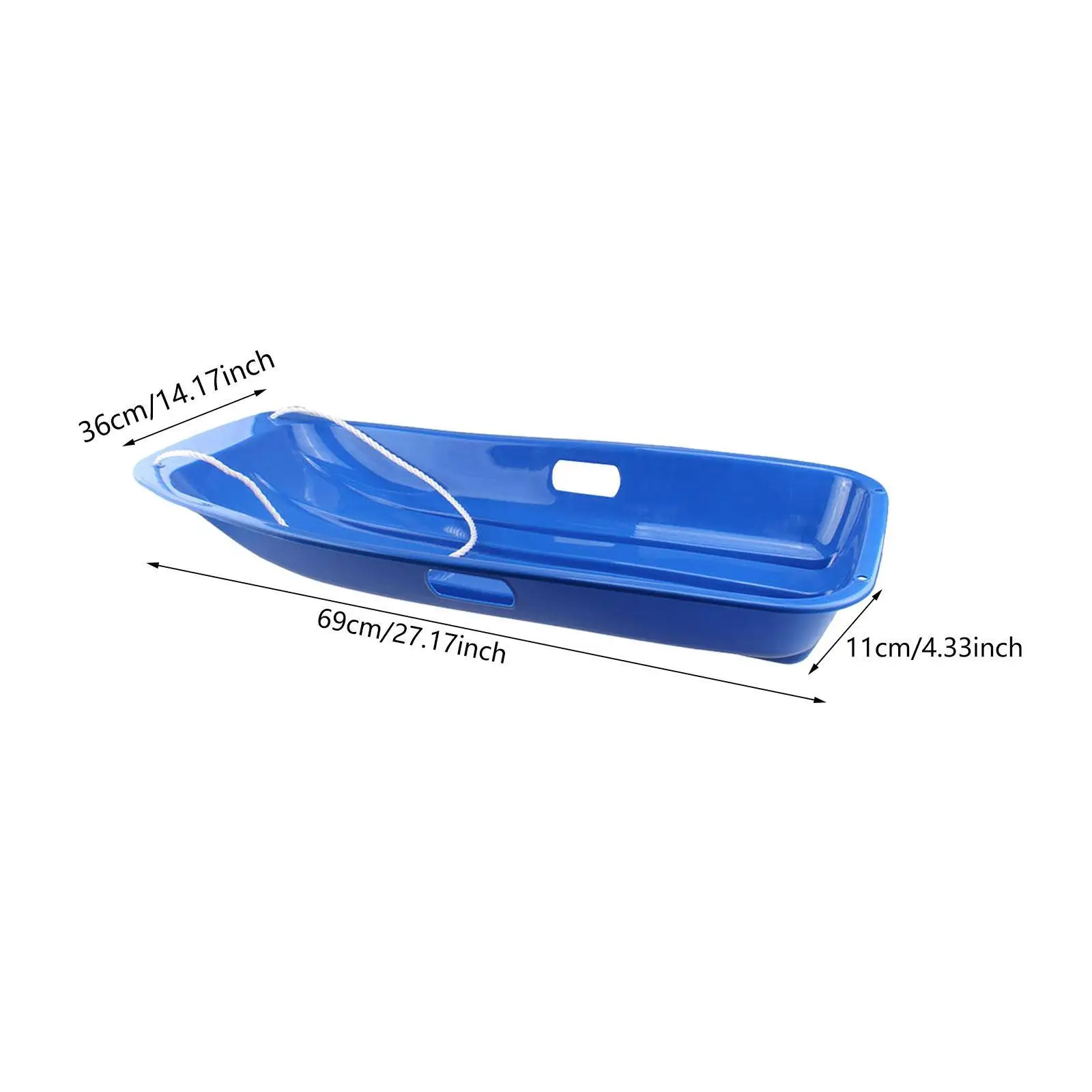 Winter Snow Sled for Adults Toboggan Multifunction Snow Toy Sandboard Sled for Lawn Holiday Garden Outdoor Activities