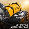 Motorcycle Luggage Tail Bags PVC Waterproof Fabric Reflective Warning Night Exhaust Valve Quick Release Buckle 60L Travel Bag