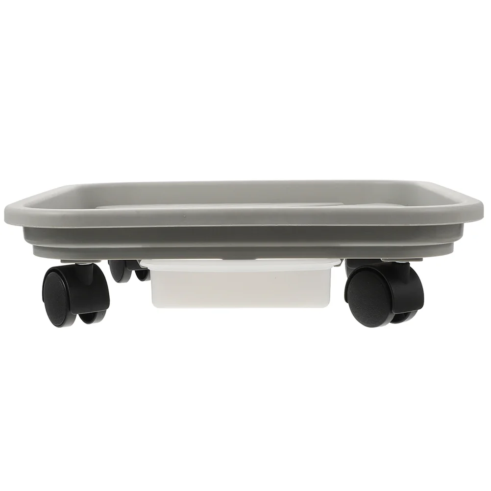 

Flower Pot Tray Plant Coasters Rolling Household Trays Plastic Indoor Planter Safrisor