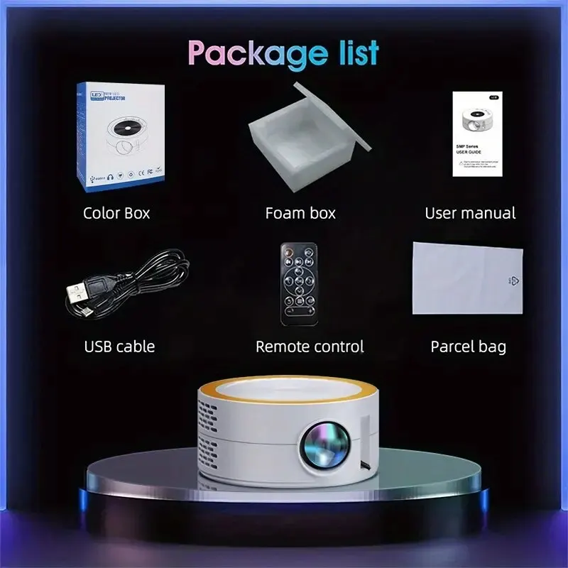 Mini LED Smartphone Projector